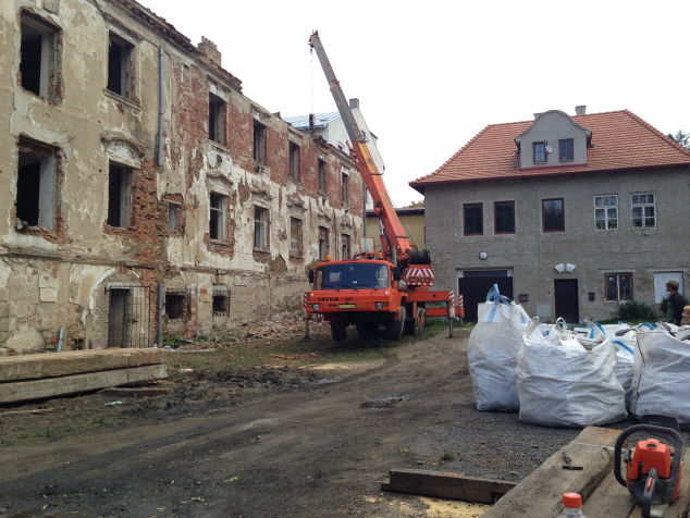 Demontáž střechy